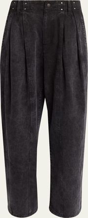 Isabel Marant Ireme Studded Denim Trousers