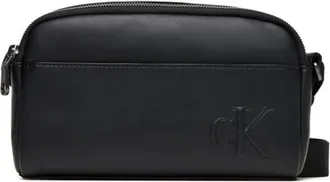 Calvin Klein Tassen, Dames, Zwart, ONE Size, Borsa Tracolla