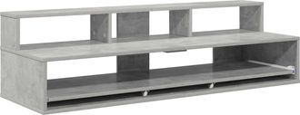 vidaXL Escritorio De Estudio Gris Hormig&oacute;n 110 X 42,5 X 36 Cm Vidaxl
