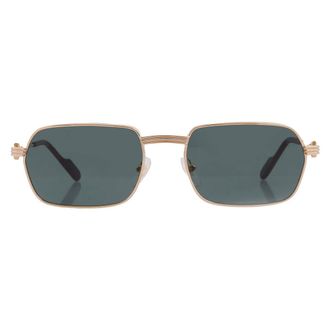 Cartier Premiere de Cartier Green with Light Mirror Geometric Mens Sunglasses CT0463S 002 56