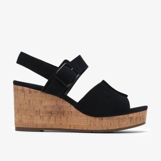 Clarks Sabina Dream Black Suede
