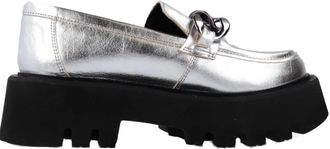 Yellow Stijlvolle Loafers met Versiering Detail - Dames - Loafers - Grijs - 39 EU - Schoenen