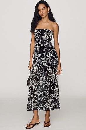 Saylor Kriss Strapless Midi Dress