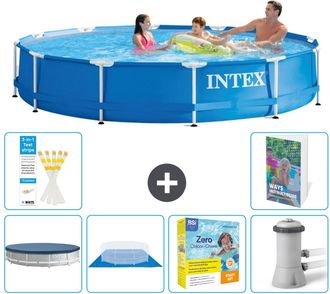 Intex Piscina Con Estructura Redonda - 366x76 Cm - 7-piezas S24