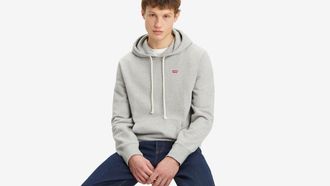 Levi's Original Housemark Hoodie - Mens - XL - Grey