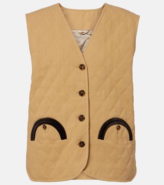 Blaz&eacute; Milano Blaz&eacute; Milano Gilet Suffolk in cotone trapuntato