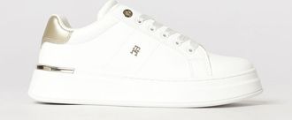 Tommy Hilfiger Sneakers basse da bambino bicolori in pelle e pelle sintetica