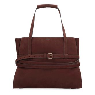 Moschino Shopping Bags, female, Brown, ONE SIZE, Tie Me Medium Bag