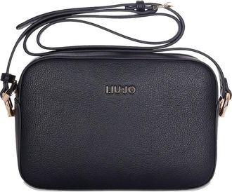 Liu Jo Borsa a tracolla con placca logo - Nero