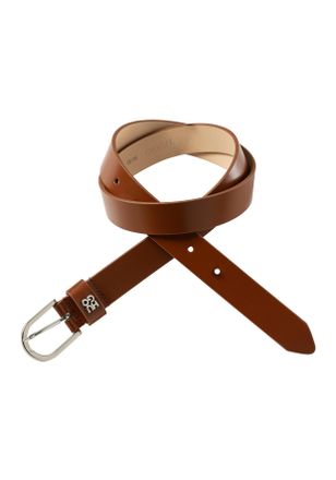 HUGO BOSS Lederg&uuml;rtel HUGO Zoey_HU-GO_Sz25, Damen, Gr. 100, braun (medium braun 212), Leder, unifarben, G&uuml;rtel Lederg&uuml;rtel, mit HUGO Schriftzug