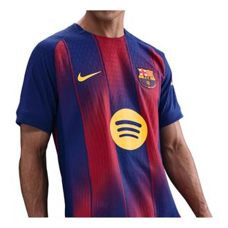 Nike x F.C. Barcelona 2025/26 Match Home Dri-FIT ADV Authentic T-Shirt Deep Royal Blue Noble Red Midwest Gold HJ4544-456