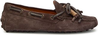 Tod's Gommino Suede Loafers - Brown - 39 (IT39 / UK6)