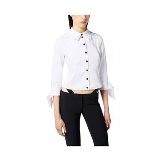 Elisabetta Franchi Mujer, Blusas y Camisas, Blanco, Talla: M
