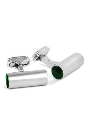 Thompson Green Enamel Cylinder Cuff Links at Nordstrom