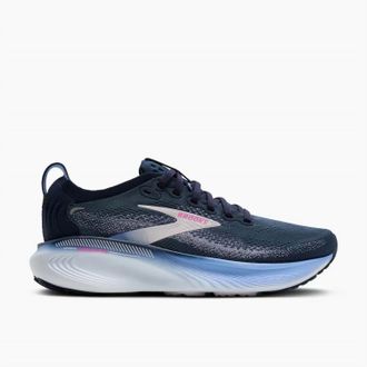 Brooks Womens Adrenaline Gts 25 Running Shoes In Spellbound Blazing Bell Pink