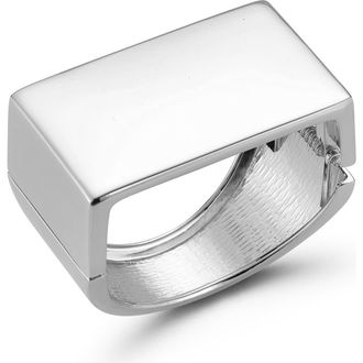 Sphera Milano Flat Top Bangle Bracelet in Silver at Nordstrom Rack