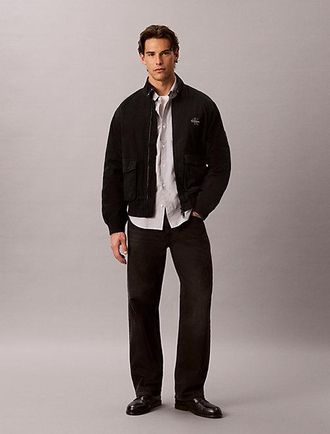 Calvin Klein Chaqueta Harrington De Lona De Algod&oacute;n