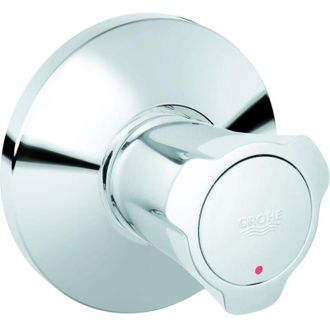 GROHE V&aacute;lvula De Cierre Grohe Up Costa, Placa Frontal Con Marcado Rojo, Ebt 20-200 Mm Cromado