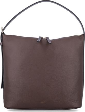 A.P.C. A. p.c. Vera Leather Bag With Adjustable Strap