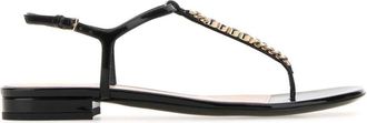 Gucci Signoria thong sandals - women - Leather/Leather/Leather - 36 - Black