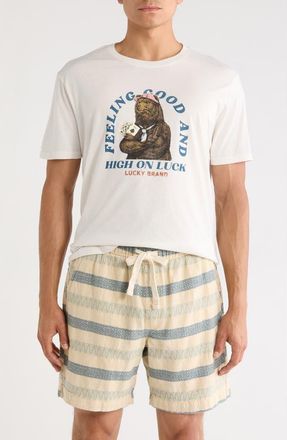Lucky Brand Feeling Good Graphic T-Shirt in Vaporous Gray at Nordstrom Rack, Size Xx-Large
