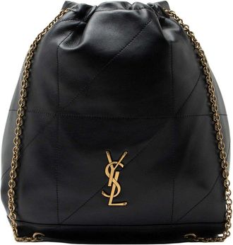 Saint Laurent Black Lambskin Jamie 4.3 Pochon Medium Shoulder Bag (Authentic Pre-Loved)