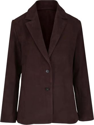 Vince Giacca in pelle scamosciata - Marrone