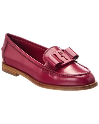 Ferragamo Vivaldo Leather Loafer