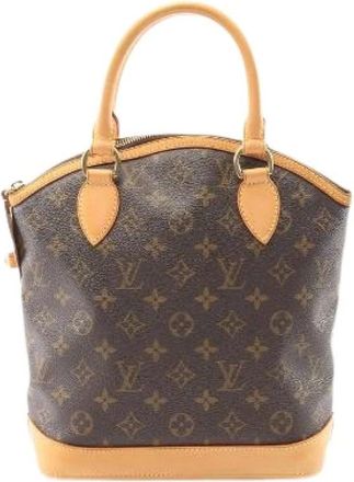 Louis Vuitton Pre-owned Handbags, female, Brown, Size: ONE SIZE Pre-owned Lockit Monogram Handbag