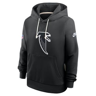 Nike Atlanta Falcons Alt Pack Nike Womens Dri-FIT NFL Pullover Hoodie in Black | 03C300AQ96-V4T