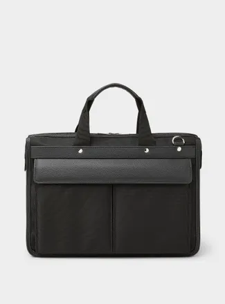 Le 31 Mens Mixed-media briefcase