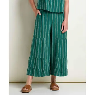 Toad & Co Tate Double Weave Palazzo in Palm Pattern at Nordstrom, Size Medium