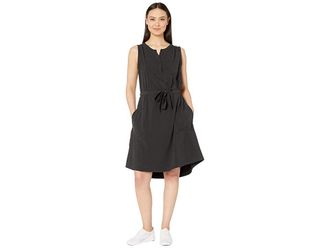Royal Robbins Spotless Traveler Tank Top Dress Womens Dress Jet Black : XS, Nylon/Polyester/Spandex