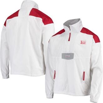 Columbia Mens Columbia White Oklahoma Sooners Santa Ana Anorak Quarter-Zip Jacket at Nordstrom, Size Medium