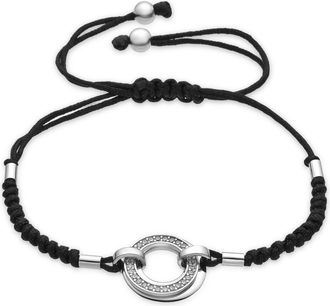 Luxenter armband in 925 sterling zilver en briljant zirkonia, afgewerkt in rhodium - Toropo