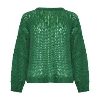 Noella Delta gebreide trui in groen