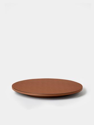 Giobagnara Jupiter Leather Lazy Susan (20in/50.5cm)