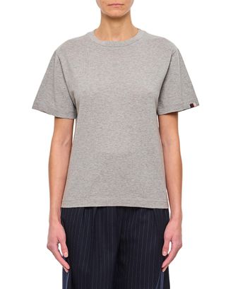 Extreme Cashmere Relaxed-Fit Short-Sleeved T-Shirt in Cotton-Cashmere Blend
