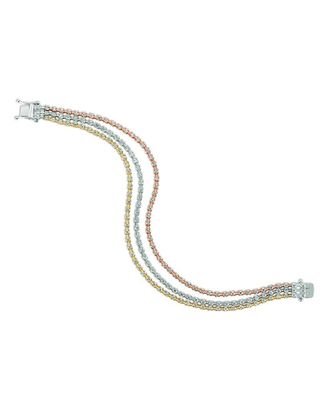 Le Vian 14K & Platinum 3.74 Ct. Tw. Diamond Tricolor Bracelet