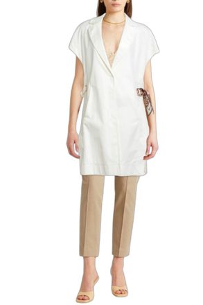 Herno Wrap Cotton Vest - White