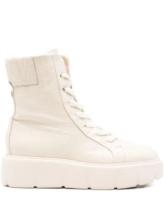 Högl Anfibi con suola rialzata - Bianco