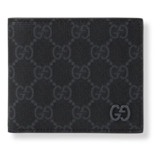 Gucci GG Bi-fold Portemonnee - Heren - Accessoires - Zwart - Maat: ONE Size Leer