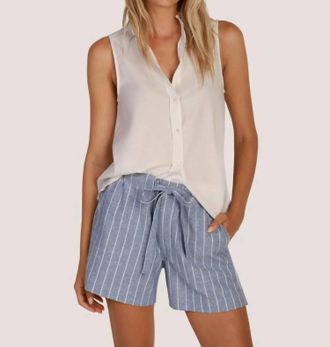 Dylan Olivia Button-Up Top In White