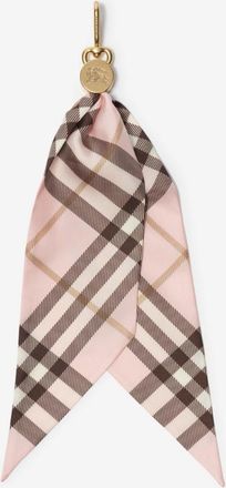Burberry Check Silk Scarf Charm