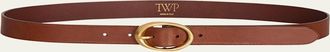 TWP Narrow Leather Belt