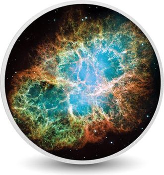 OEM Remanente Estelar: El Legado De La Nebulosa Del Cangrejo, Moneda De Plata De 1 Oz