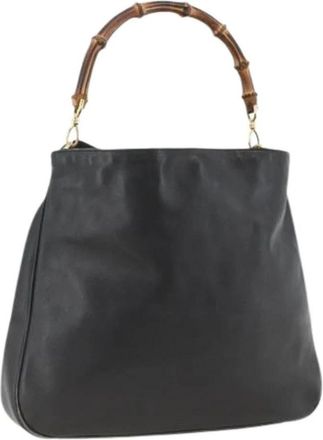 Gucci Pre-owned Handbags, female, Black, Size: ONE SIZE Pre-owned Vintage Shoulder Bag