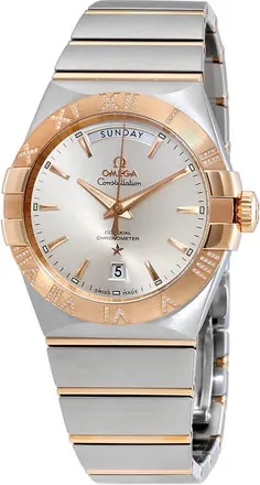 Omega Constellation Automatic Silver Dial Mens Watch 12325382202001