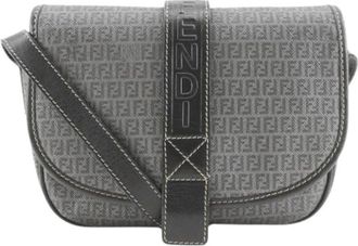 Fendi Pre-owned Plastic Cross Body Bag - Dames - Vintage Schoudertas - Grijs - ONE Size - Vintage