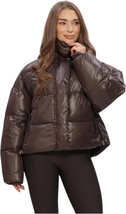 Deblon Sports Selma Jacket - Dames - Trainingsjackets - Bruin - L - Polyester - Fitness